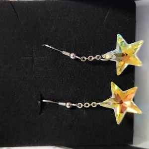 Crystal Star Earrings